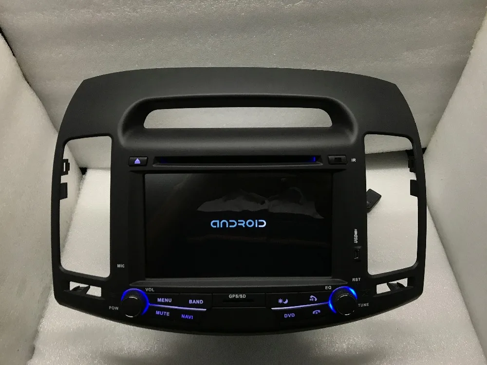 BYNCG 7 дюймов Android 8,0 Восьмиядерный 2 Гб ram автомобильный DVD для hyundai Elantra 2006-2011 1024*600 емкостный экран, 32 Гб gps BT wifi