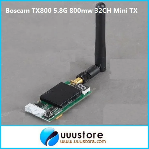 Boscam TX800 5 8G 8 ГГц 800 мВ 32 канала AV сигнала Беспроводной мини-и видеоминитрансмиттер |