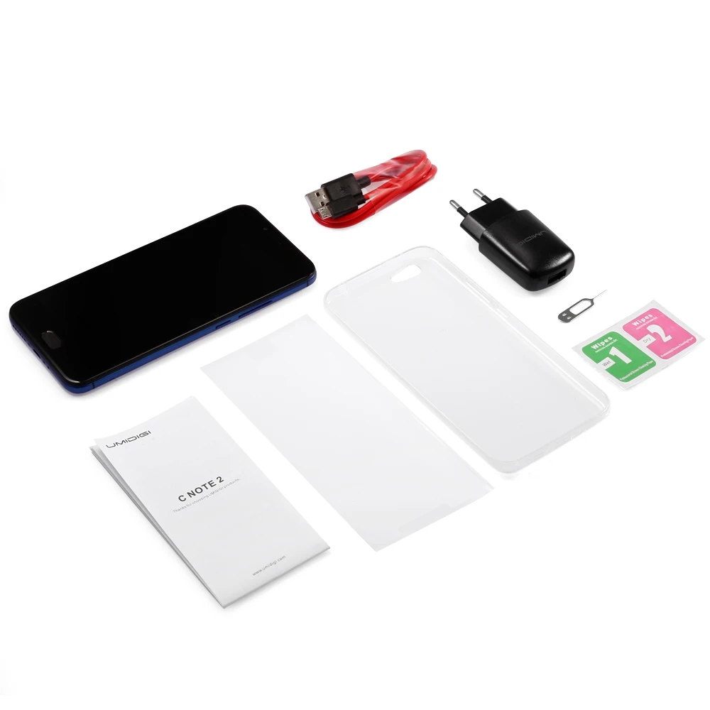 UMIDIGI C Note 2 Смартфон 5.5 дюйма 1920*1080 Окта-кор память 4 ГБ оперативной памяти 64 ГБ встроенной памяти Мобильный телефон с аккумулятором 4000 мАч 4G LTE Мобильный телефон