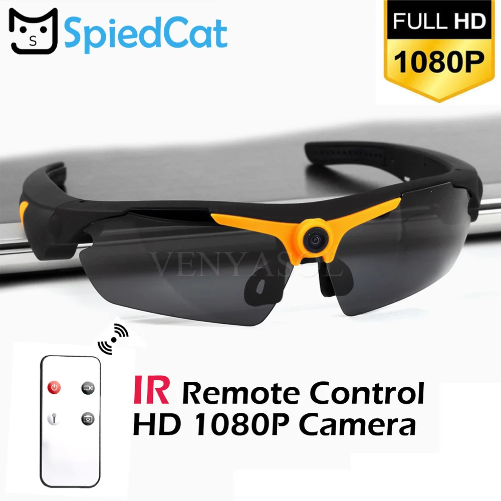 HD 1080P Мини камера носимые камеры солнцезащитные очки широкоугольный объектив