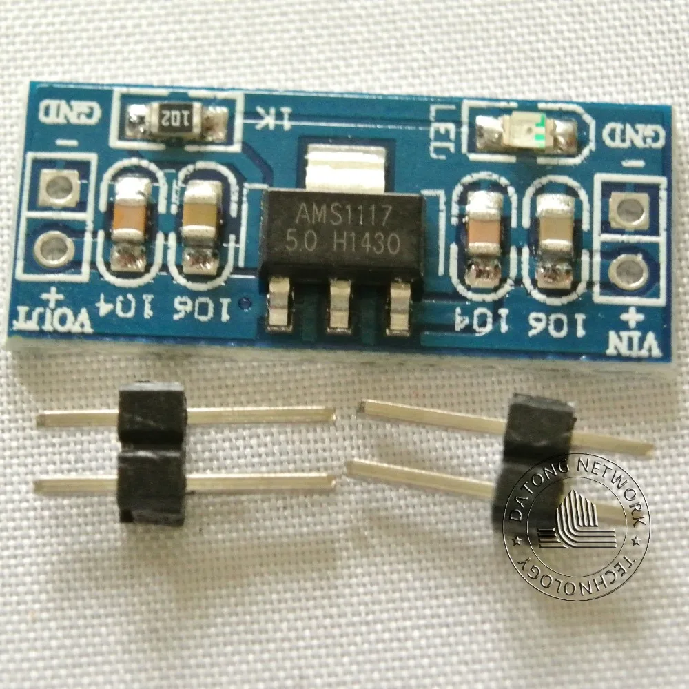1Pcs Electronic Parts Power Supply Module AMS1117-5.0V 5V DIY |