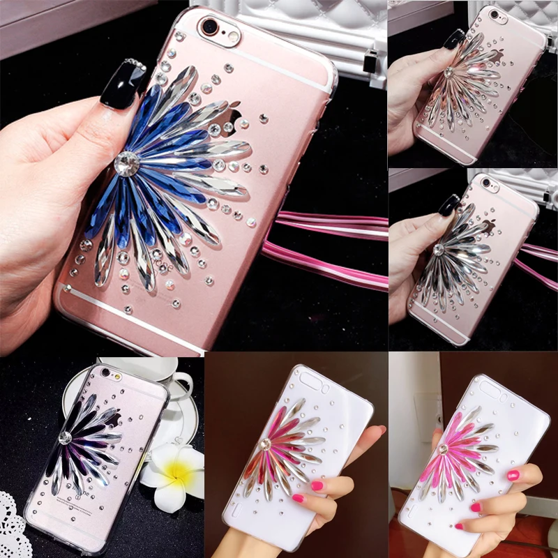 Бриллиантовый чехол для телефона Sunflower для Blackberry Keyone Key2, задняя крышка для чехлов DTEK60 DTEK50 on.