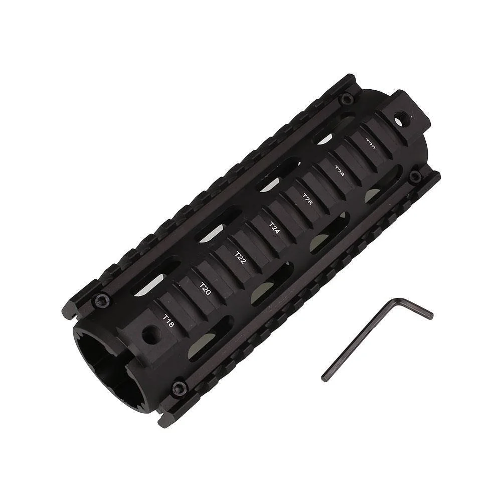 Magorui 223 Quad Rail Handguard 6 7 дюймов Carbine Длина 2 шт Drop in Picatinny с рельсовым защитным