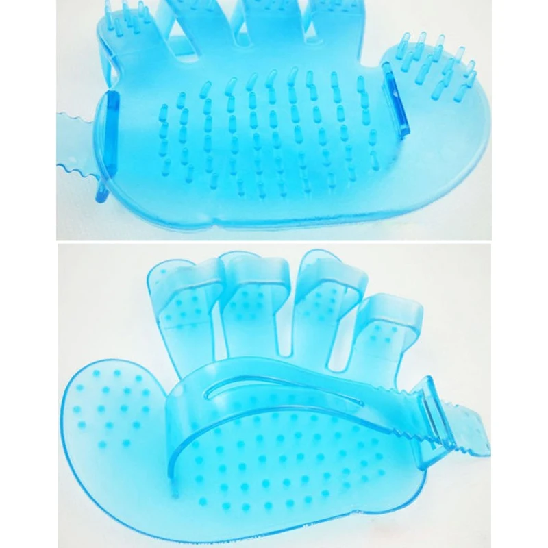 Силиконовая щетка для животных перчатки Deshedding нежный эффективное Уход за лошадьми перчатки "Кошка" Собака банные средства по уходу за животными для домашних животных перчатка для домашних животных