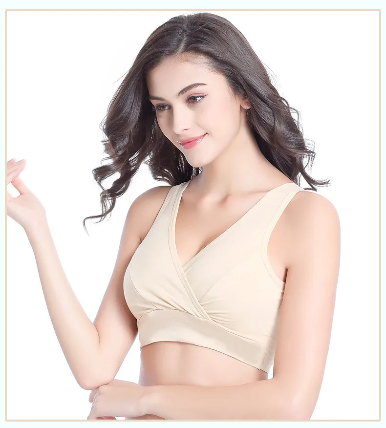 Maternity Bras Wirefree Nursing Bra Panties Set Pregnancy Clothes Prevent Sagging Breastfeeding Women's Breathable lactancia Bra