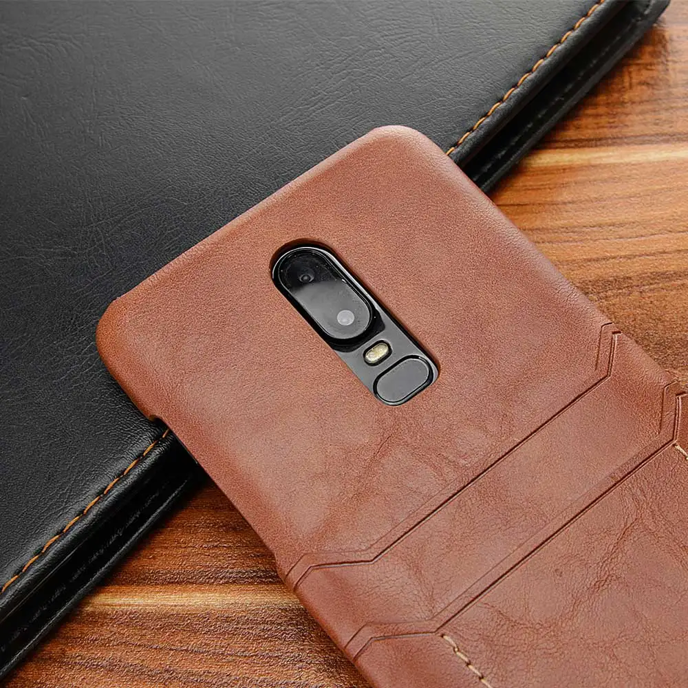 Phone case For oneplus 6T 1+6 six one plus 6 Capa Luxury High quality leather oneplus6 1+6t Cover with double card slot |