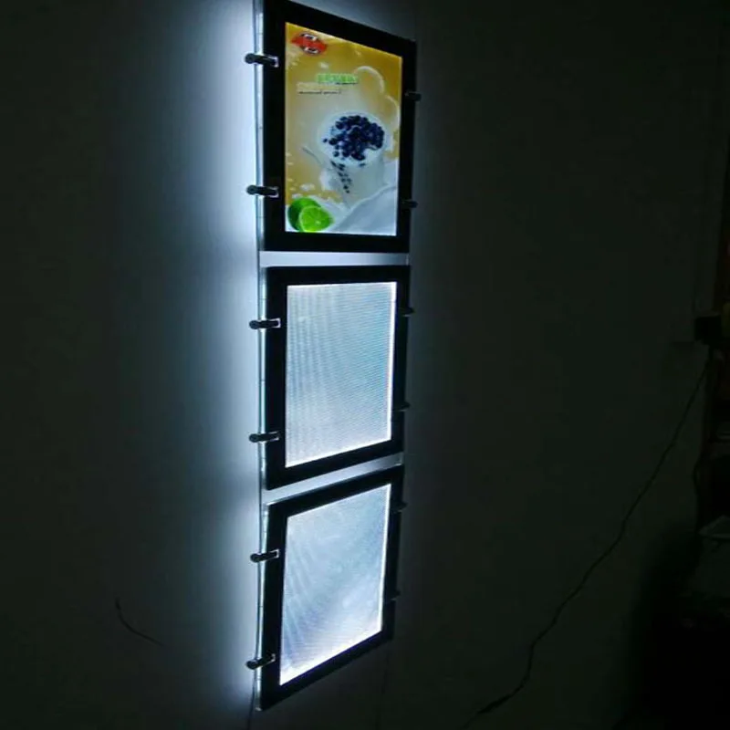 

(3unit/Column) A3 Single Sided Magnetic Cable Window Displays and Wire Hanging Systems for Real Estate,Gallery,Art