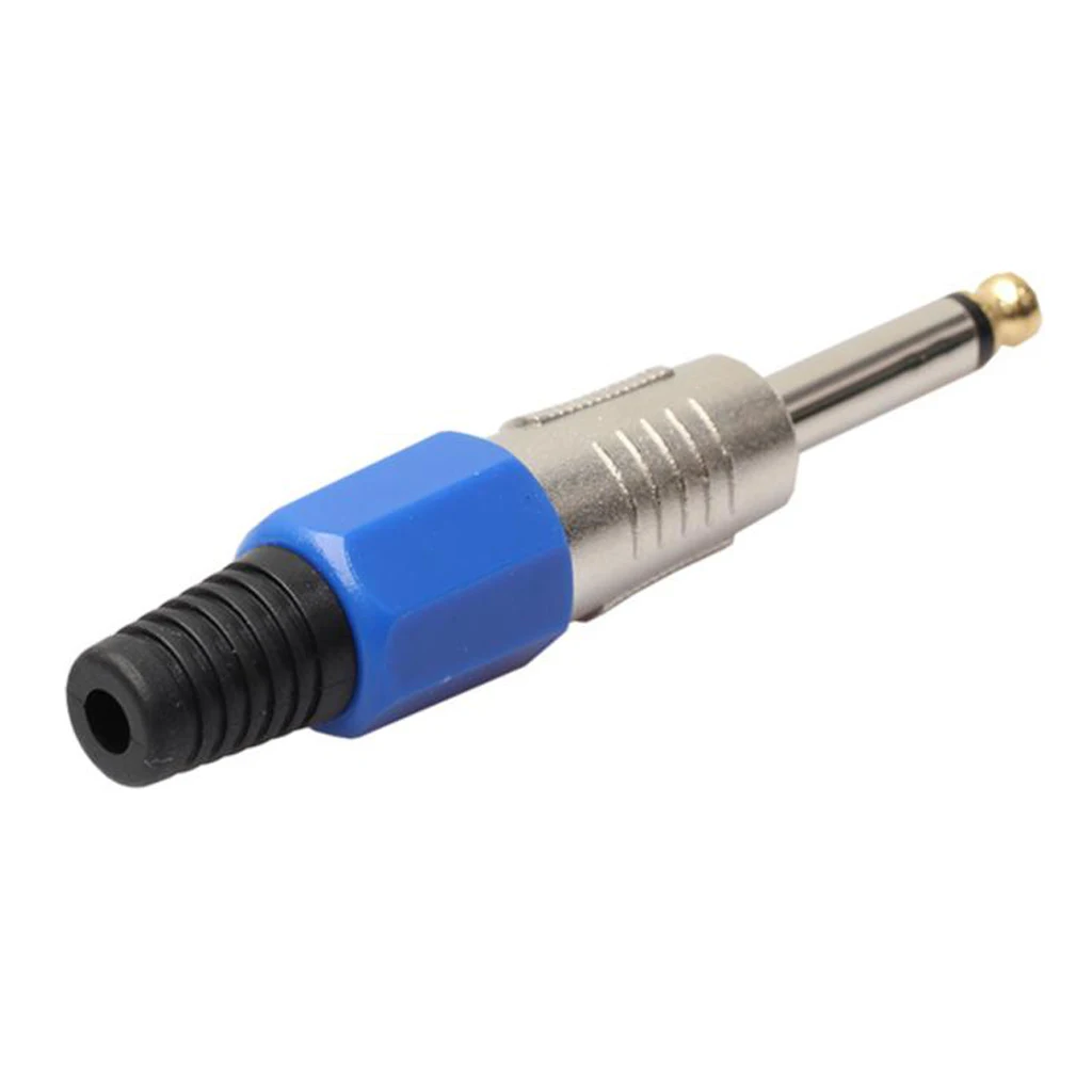 10 шт. 6 35 мм моно разъем для XLR 3Pin Jack микрофон спикер кабельный гитары миксер
