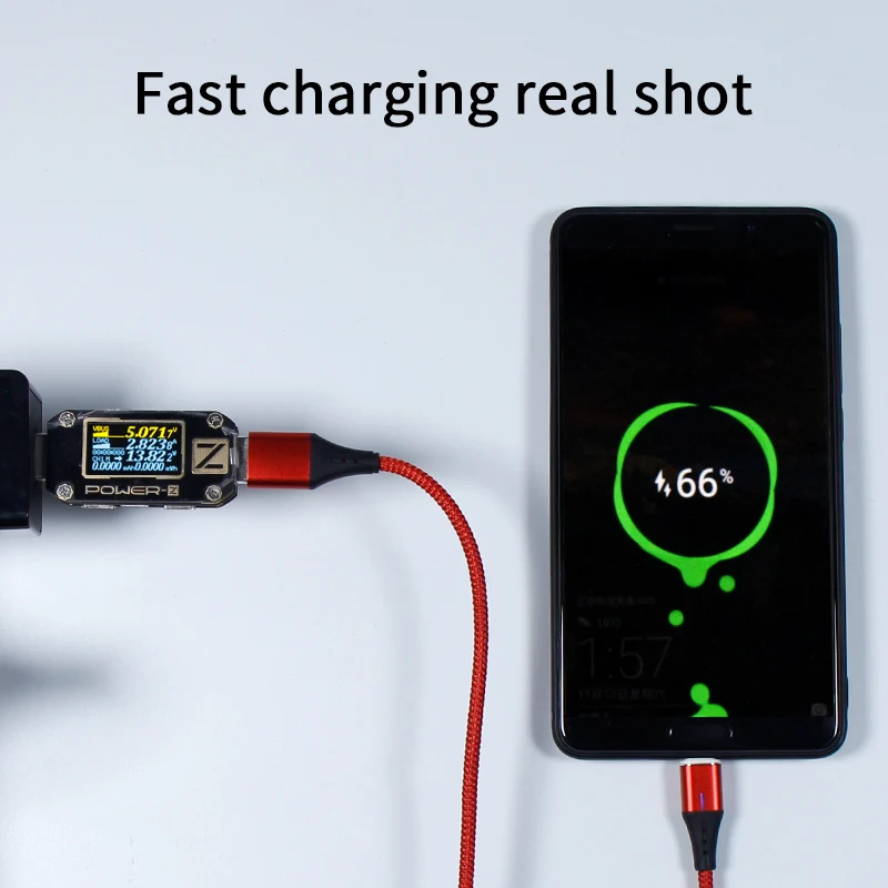 Магнитный кабель SUNPHG type c 3A usb type c Быстрая зарядка QC 3,0 Для huawei Nova 2 3 4 mate 10 Pro Honor 9 Typc телефонный конвертер