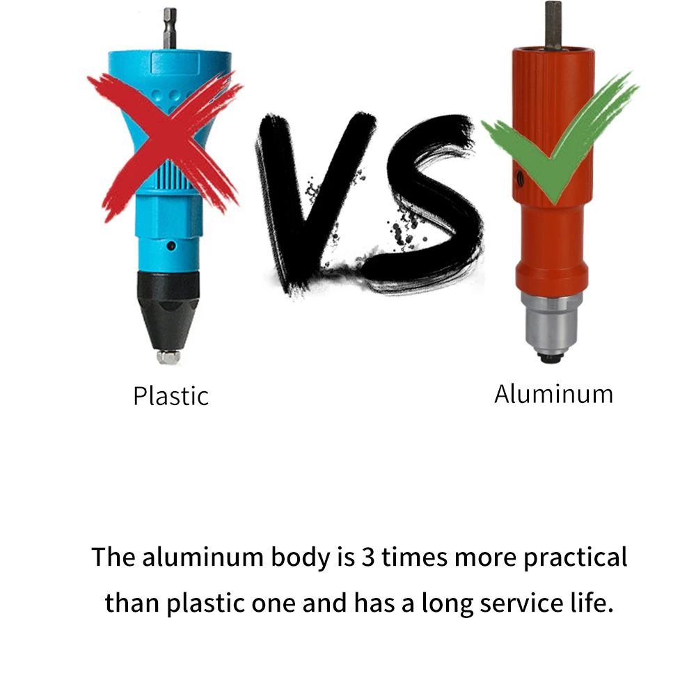 Электрический заклепочный гайковерт инструмент беспроводной адаптер для дрели