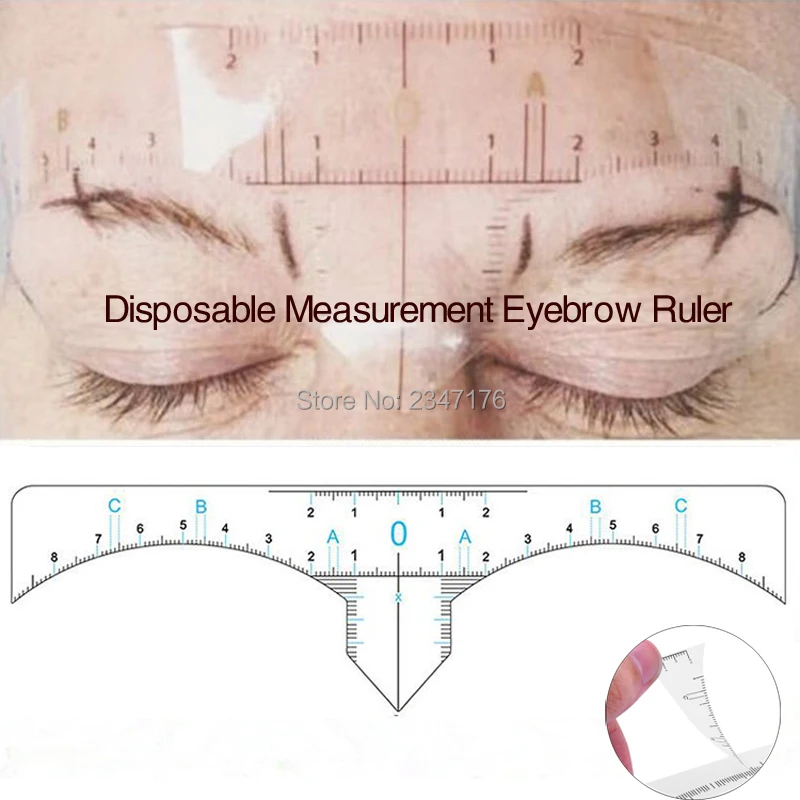 100 шт. Одноразовые Инструменты для придания формы бровям|tattoo accesories|permanent makeup
