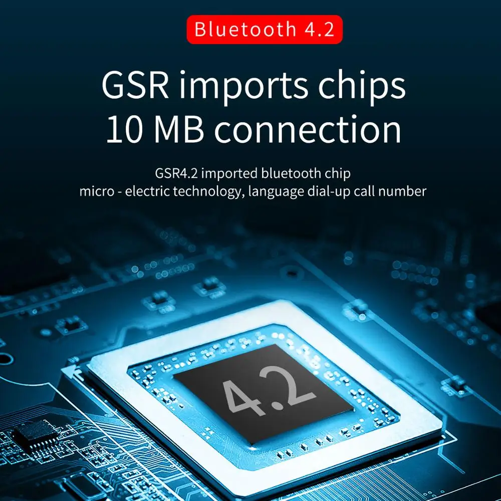 Магнитные Беспроводные стереонаушники Bluetooth спортивные водонепроницаемые