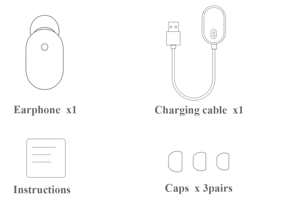 Новинка 2018 оригинальная Bluetooth-гарнитура Xiaomi мини-версия беспроводных наушников с
