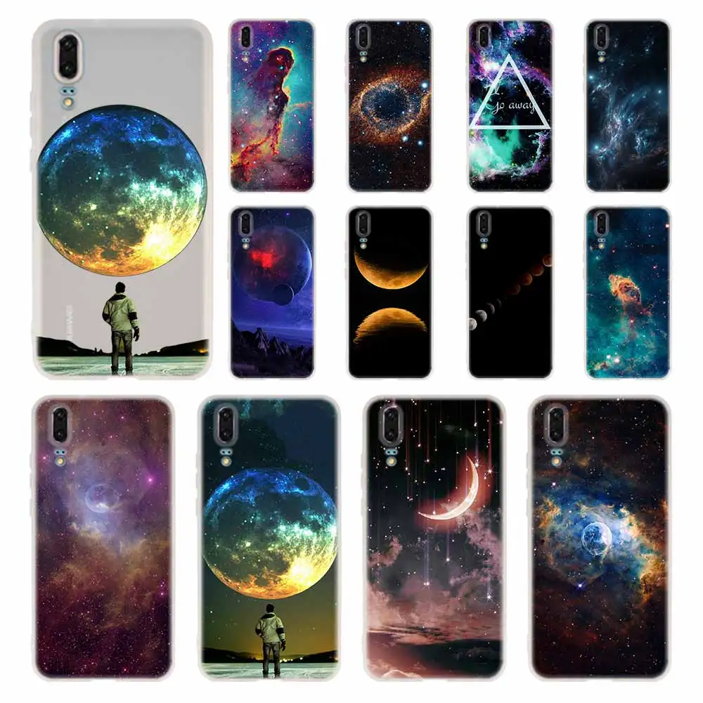 Чехол MLLSE cosmos силиконовый мягкий чехол из ТПУ для Huawei P30 P40 P20 Pro P10 P9 Lite P Smart Z