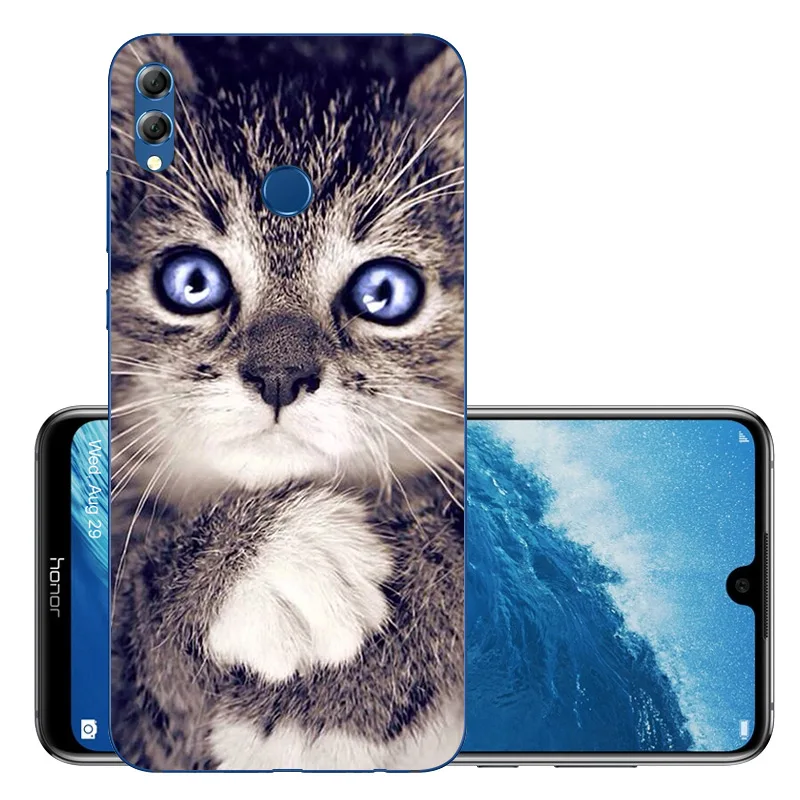 CaseRiver чехол для Huawei Honor 8X силиконовый мягкий 6 5 дюйма из ТПУ чехлы телефонов задняя