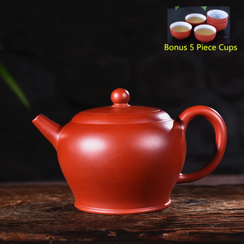 

260ml Yixing Purple Sand Tea pot Genuine Full mManual Raw Ore Dahongpao Teapot Kung Fu Kung Fu tea Kettle tea set Free Shipping