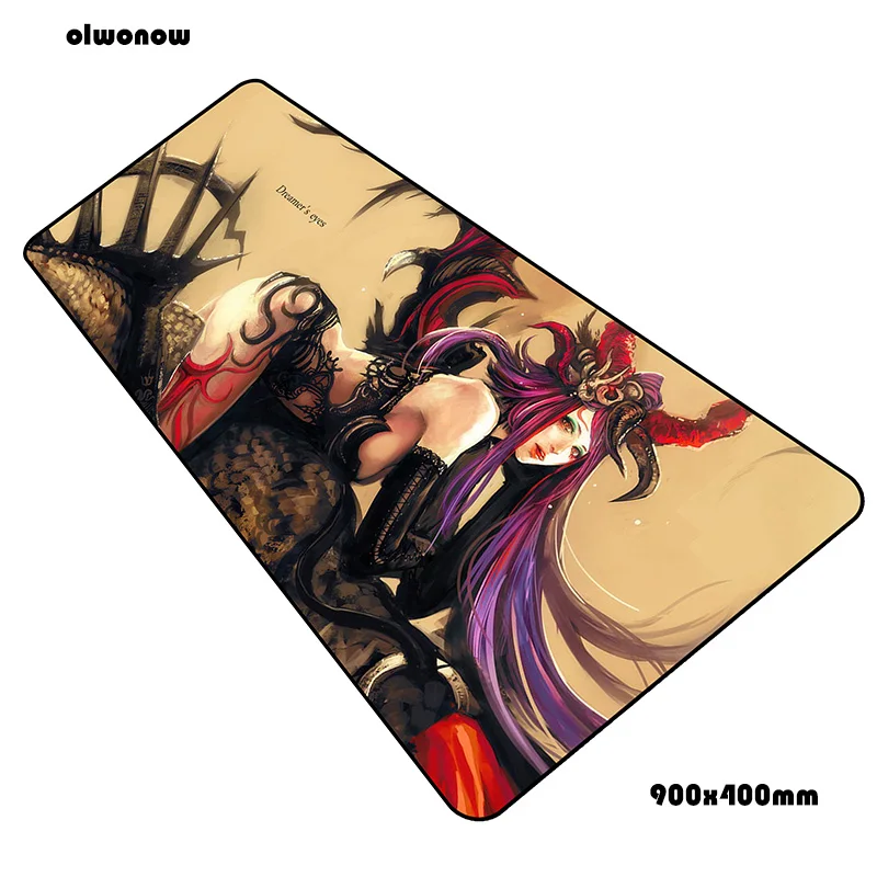 Size 900x400x3mm Сексуальный коврик для мыши 900x400x3 мм, игровой коврик для мыши с HD рисунком, большой коврик для мыши, игровой компьютерный стол, модный коврик, notbook mousemat pc - Цвет: Size 900x400x3mm