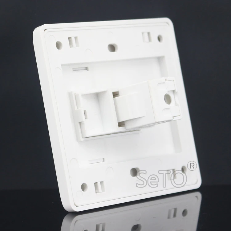 SeTo 86 Тип RJ45 Cat5e сетевая Ethernet LAN панель Выходная настенная пластина гнездо Keystone
