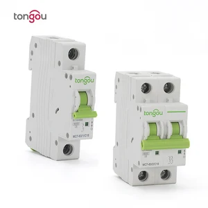 Автоматический выключатель 1P 2P 1A 6A 10A 16A 20A 25A 32A 40A 50A 63A, миниатюрный, 6KA 110 В220 В400 В, TOMC7-63 Гц, MCB