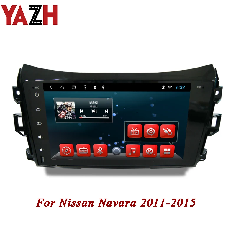 YAZH 1 Din Android Авто Радио стерео для Nissan Navara 2011 2012 2013 2014 2015 gps Мультимедиа Навигация с
