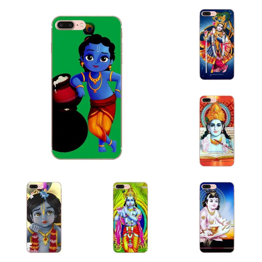 Для Samsung Galaxy Note 5 8 9 S3 S4 S5 S6 S7 S8 S9 S10 mini Edge Plus Lite TPU Fashion Indian God Lord Krishna|Бамперы| |