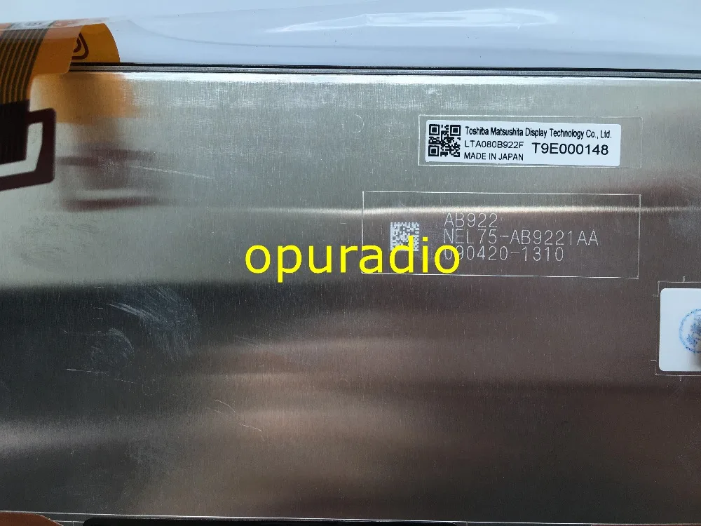 Новый оригинальный 8-дюймовый ЖК-дисплей LTA080B922F с сенсорной панелью для Lexus 570 Toyota