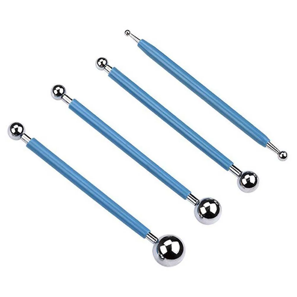 

Newly 10 Pcs Dotting DIY Tools Kit Stainless Steel Ball Styluses for Mandala Rock Painting XSD88