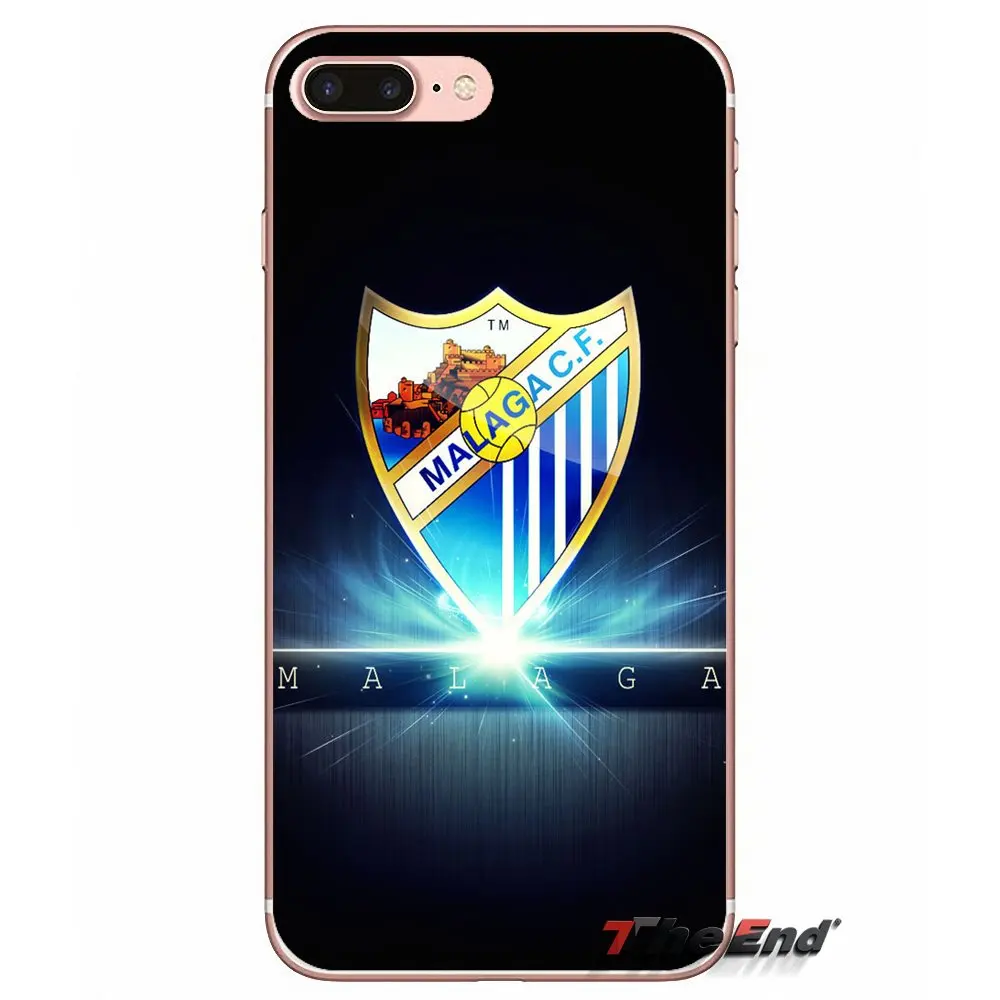 США Малага FC футбол для iPhone X 4 4S 5 5S 5C SE 6 6S 7 8 Plus Samsung Galaxy J1 J3 J5 J7 A3 A5 2016 2017 Чехлы