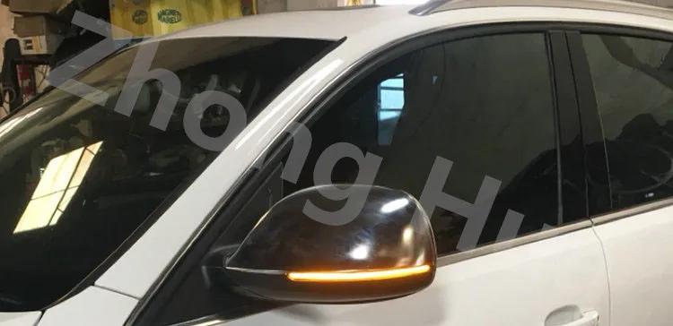 Динамический мигалка для Audi Q5 SQ5 8R Q7 4L светодиодный сигнал поворота боковое зеркало огни зеркало заднего вида Индикатор
