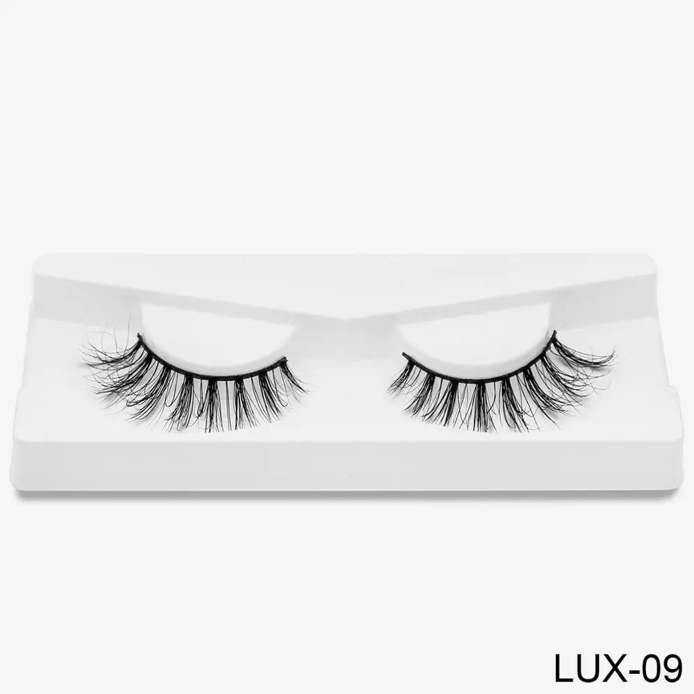 LUX09 SEXYSHEEP норковые ресницы 3D норковые ресницы безжалостные ресницы ручной работы многоразовые натуральные ресницы Популярные Накладные ресницы для макияжа - Цвет: LUX09
