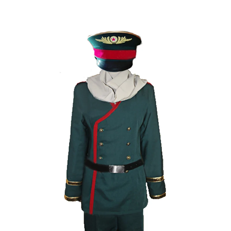 Костюм для косплея хеталия осей Паук APH Россия Иван Брагинский шляпа и шарф 11 |