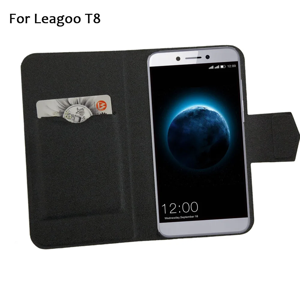 5 видов цветов жарко! Leagoo T8 кожаный чехол для телефона заводская цена защитный с