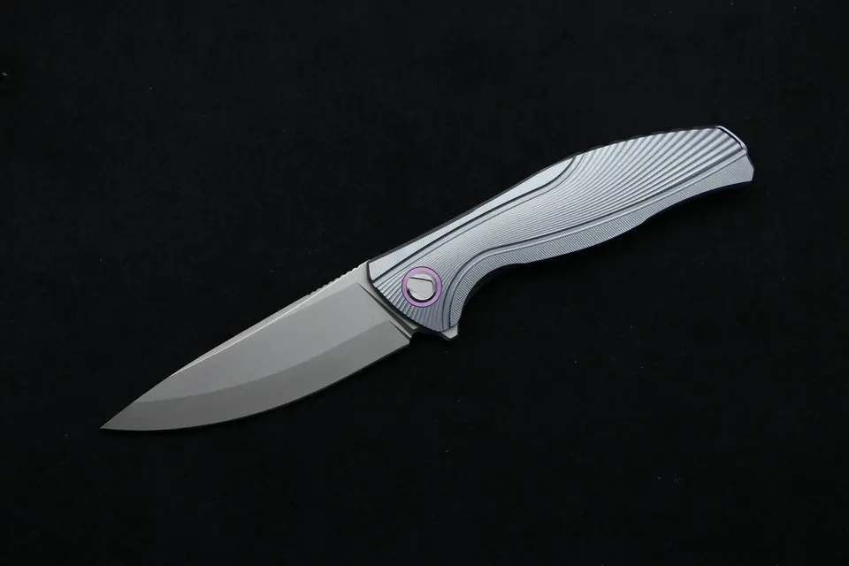 Green Thorn F7 Флиппер складной нож для ежедневного использования, M390 лезвие Титан ручкой уличный походный охотничий pocke Фруктовые Ножи EDC инструменты выживания - Цвет: blue B3