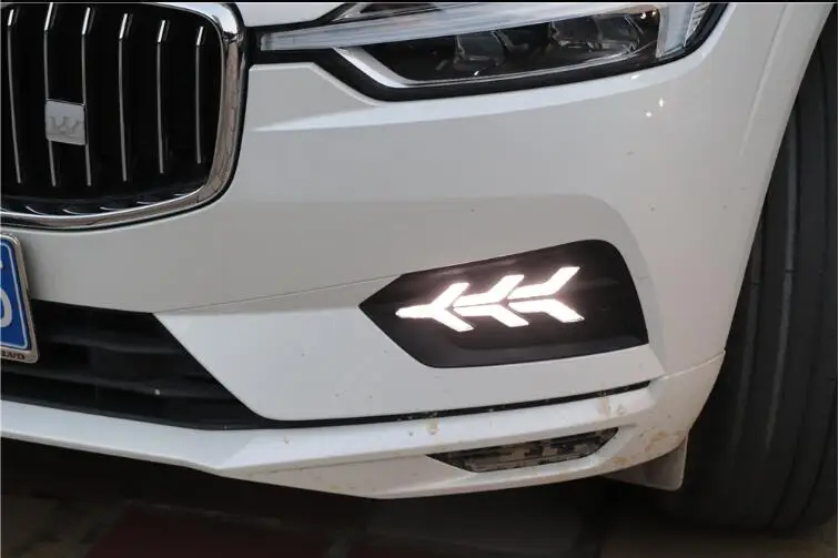 Налобный фонарь для Volvo XC60 светодиодный дневного света XC 60 противотуманный