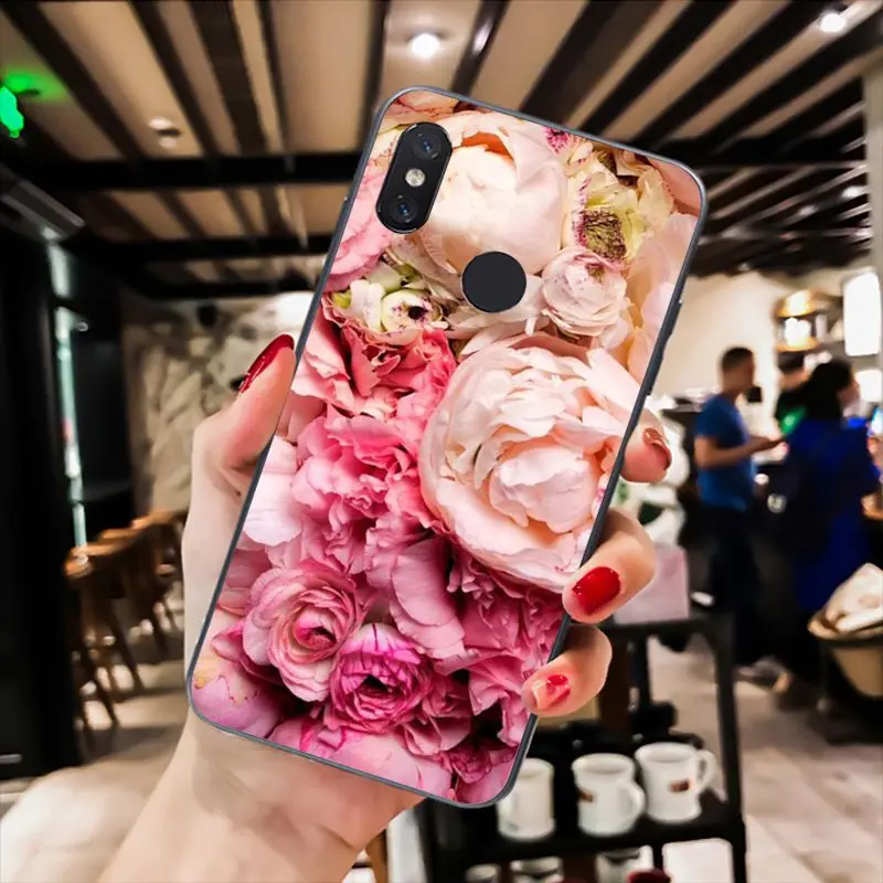 Babaite элегантный розовый фиолетовый пион на вазе чехол для телефона для Xiaomi MiA1 A2 lite F1 Redmi 6A 4X 5Plus S2 Note7 Redmi Note4