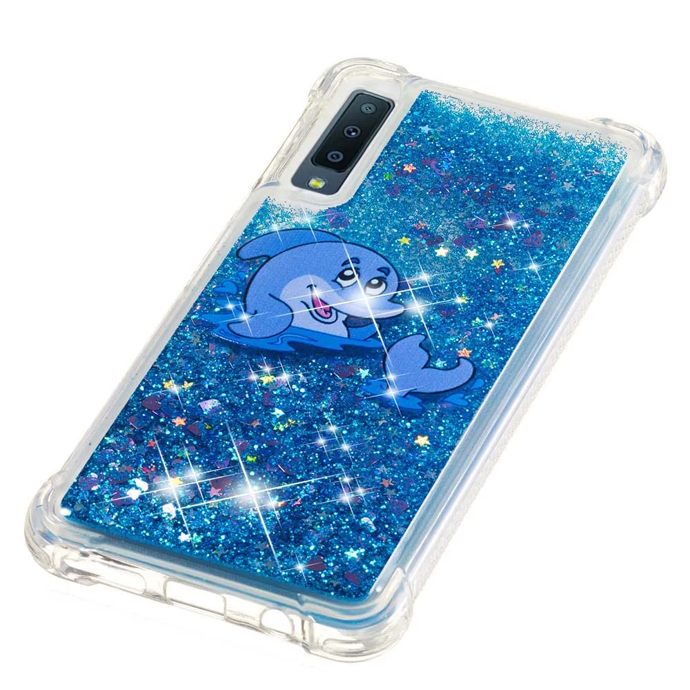 Case for Samsung Galaxy A7 A 7 2018 A750 750 SM-A750FN SM-A750 SM-A750G SM A750FN A750G Quicksand TPU Silicone Phone Cover |