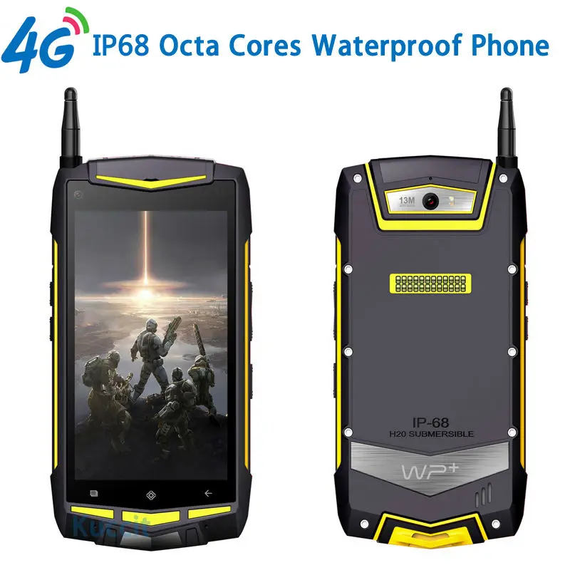 Прочный Android Водонепроницаемый телефон 8 Octa Core UHF иди и болтай Walkie Talkie “иди 5&quot