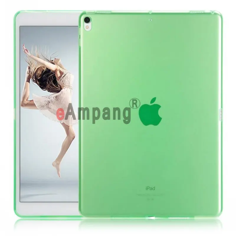 Green Ультратонкий Прозрачный мягкий кремний прозрачный ТПУ чехол для Apple iPad Pro 10,5 iPad Air 3 10,5 чехол Coque Capa Funda - Цвет: Green