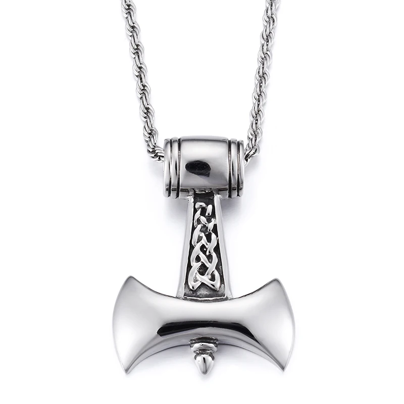 Совершенно новая Мужская винтажная Готическая подвеска в виде топора из