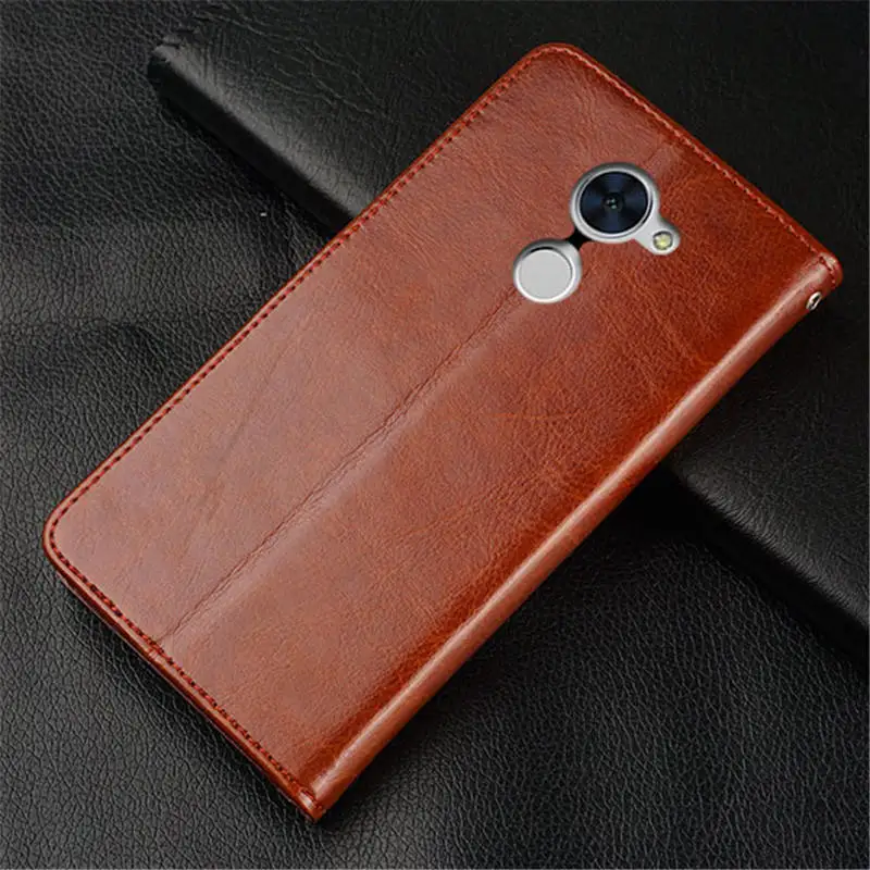 Для Huawei Y7 Prime чехол Обложка на заднюю панель из искусственной кожи для телефона 2017