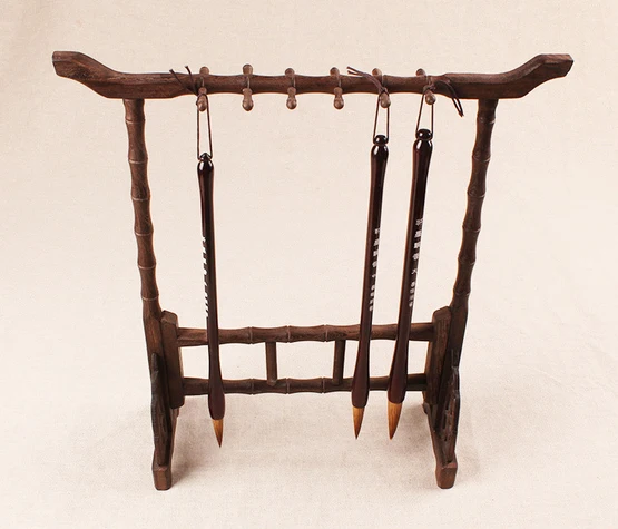 Держатель для ручек и кистей ACS015 держатель каллиграфических из красного дерева с