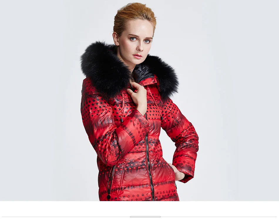 Snowclassic зимние теплые пуховик Женская длинная куртка Ultra Light 80% белый куртки-пуховики Толстый Тонкий дамы 6 цветов