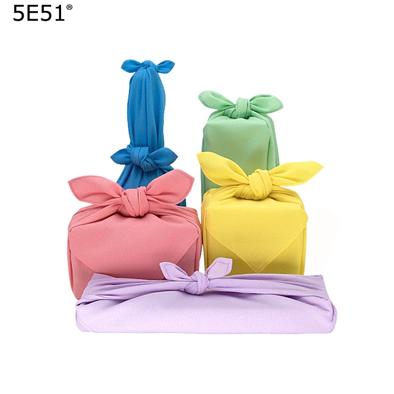 Macaron однотонный Furoshiki полиэстер 100%/большой носовой платок Япония Классическая