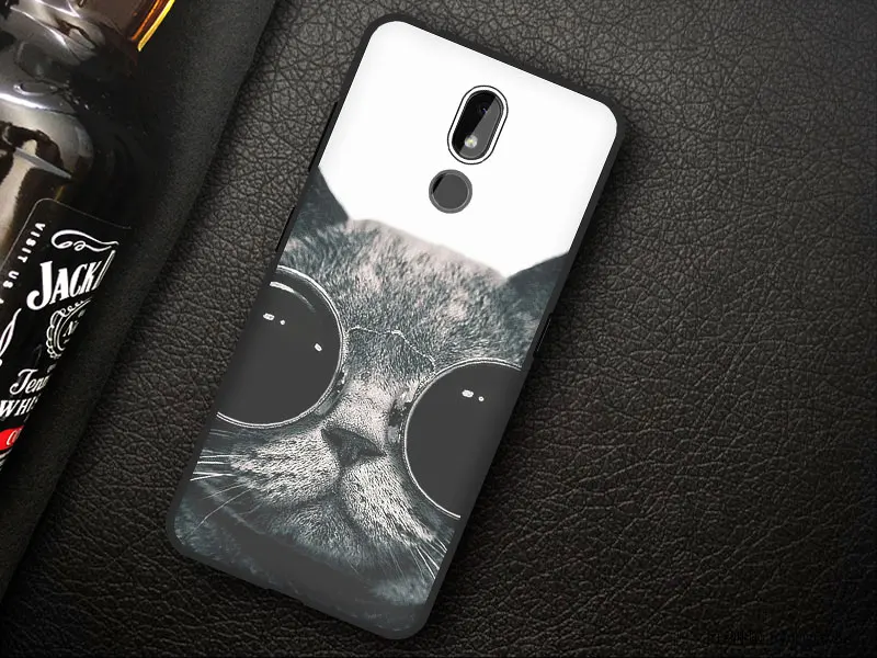 Чехол jurchen для Nokia 3,2 силиконовый чехол Мягкие Мультяшные из ТПУ милый цветок собака кошка Ультратонкий чехол для Nokia 3,2 Nokia3.2Back Cover