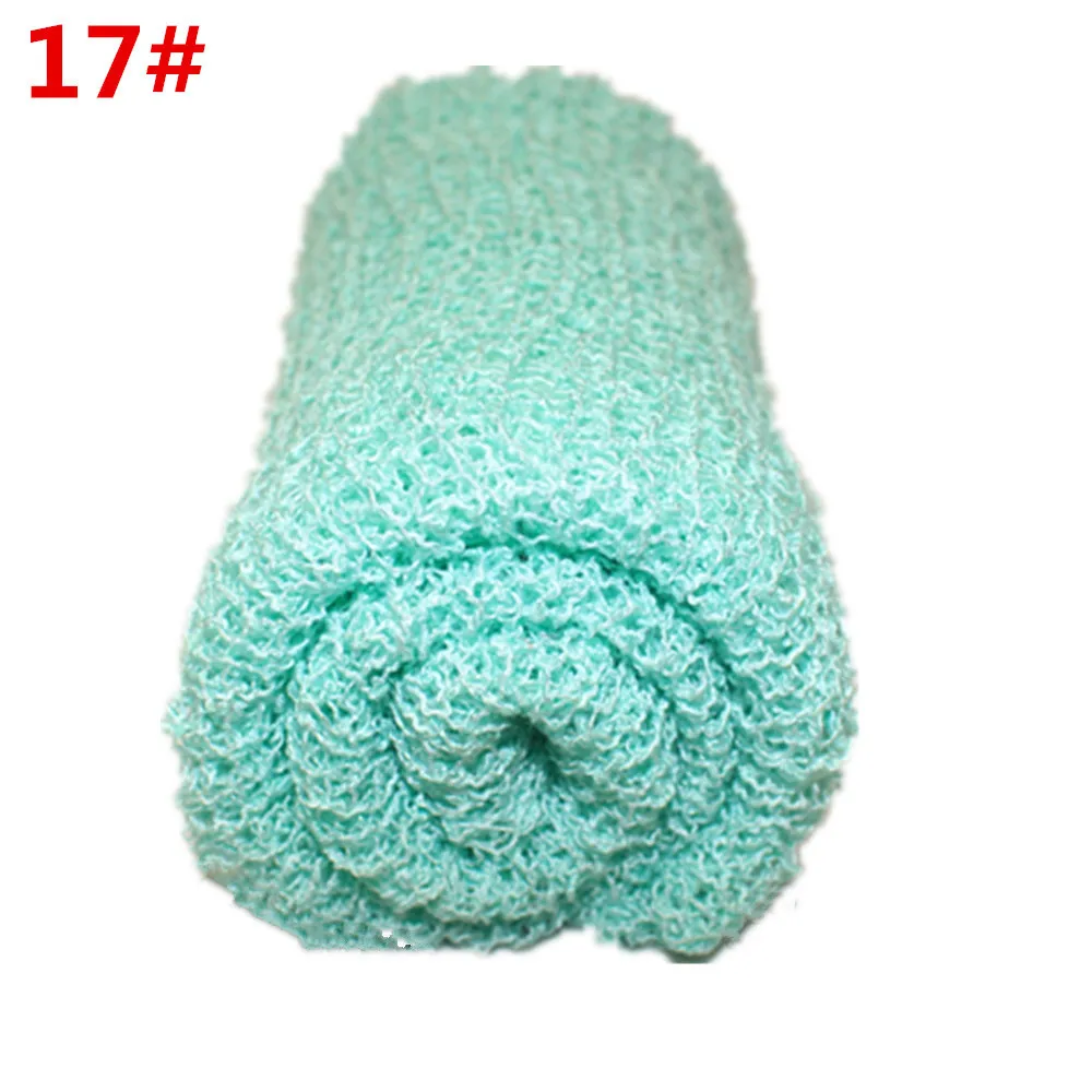 17 35*150cm Stretch Knit Wrap Newborn Photography Props Baby Kids Nubble Rayon Wraps Maternity Scarf Hammock Swaddlings Women Shawl - Цвет: 17
