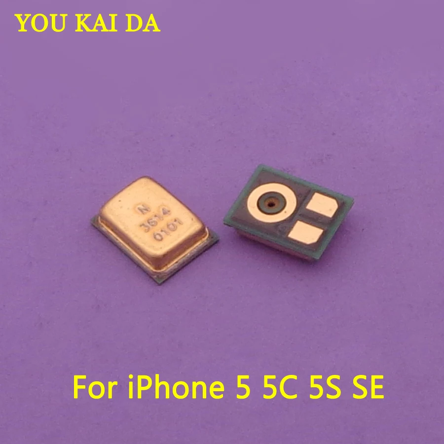 2 шт. новинка микрофон для iPhone 4 фотовспышка 5C 7 6 6G 6S Plus 8 X десять запасные части