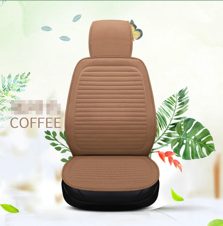 coffee (single) Универсальные автомобильные чехлы на сиденья для Ford Edge ⅰexplorer Ecosport Escape Expedition F-150 Falcon XR6 Fiesta Focus C-MAX fusion - Название цвета: coffee (single)
