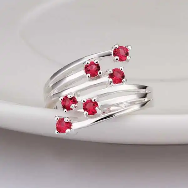 2017 настоящие кольца anillos Свадебные оптом из стерлингового серебра 925 пробы модные