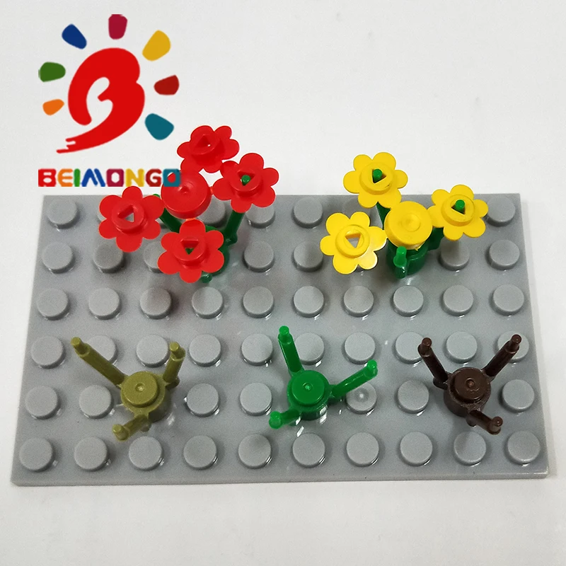 Бесплатная доставка! BEIMONGO блоки пластина 6x10 строительные 10 шт. Edu и