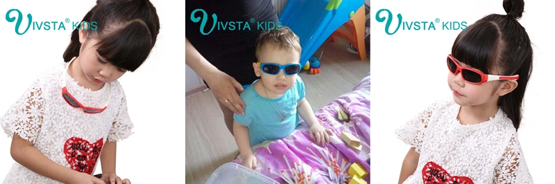 IVSTA детские солнцезащитные очки для мальчиков силиконовый ремешок поляризованные гибкие TR90 эластичные детские солнцезащитные очки для девочек фиксатор держатель 8110
